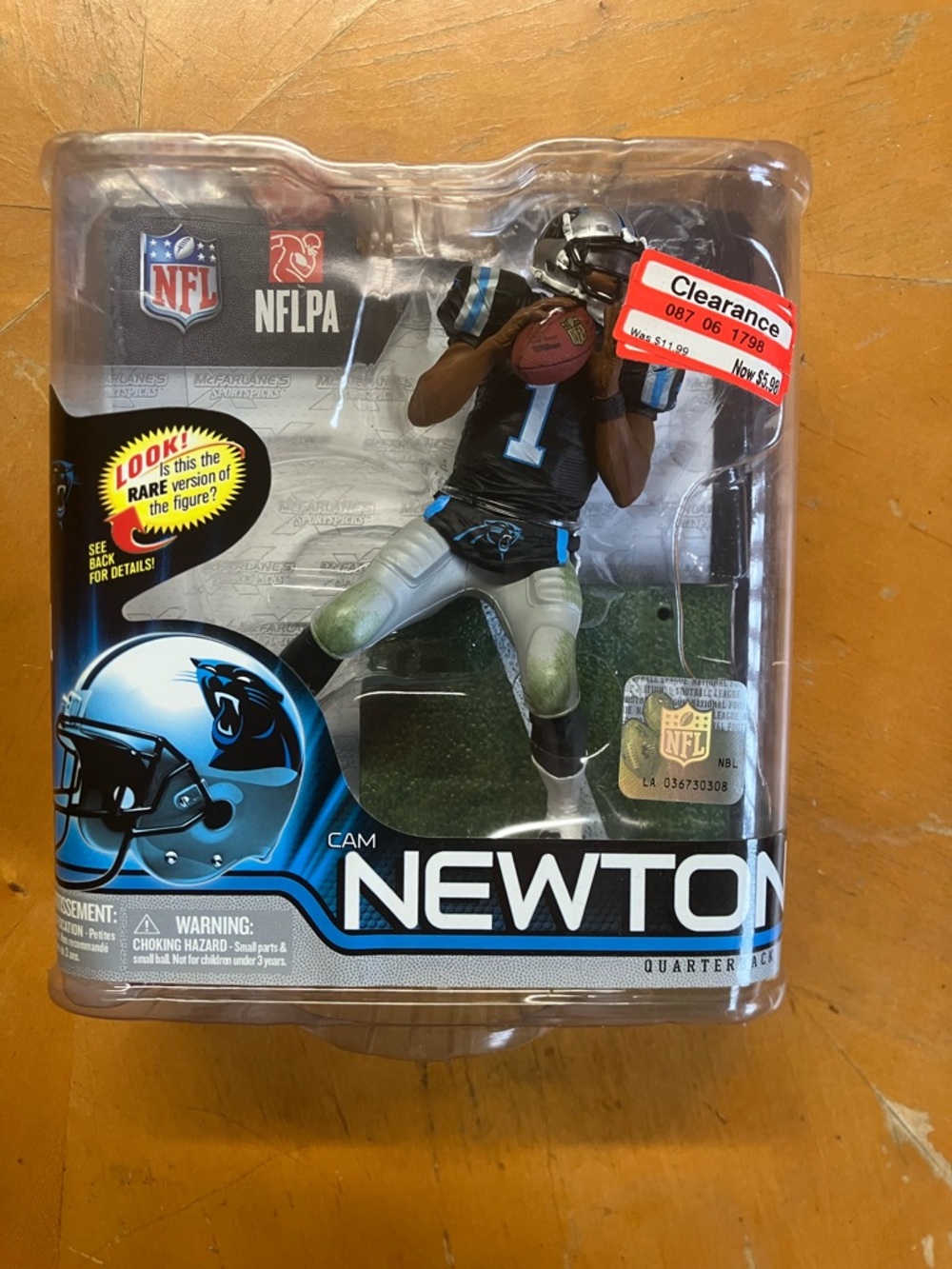 McFarlane Toys NFL Carolina Panthers Sports Series 31 Cam Newton Action Figure